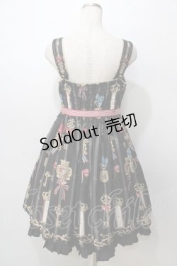 画像2: Angelic Pretty / British Keysジャンパースカート  黒 Y-25-09-07-037-AP-OP-SZ-ZY