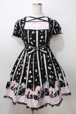 画像1: Angelic Pretty / Sugary Carnivalワンピース  黒 Y-25-09-07-038-AP-OP-SZ-ZY (1)