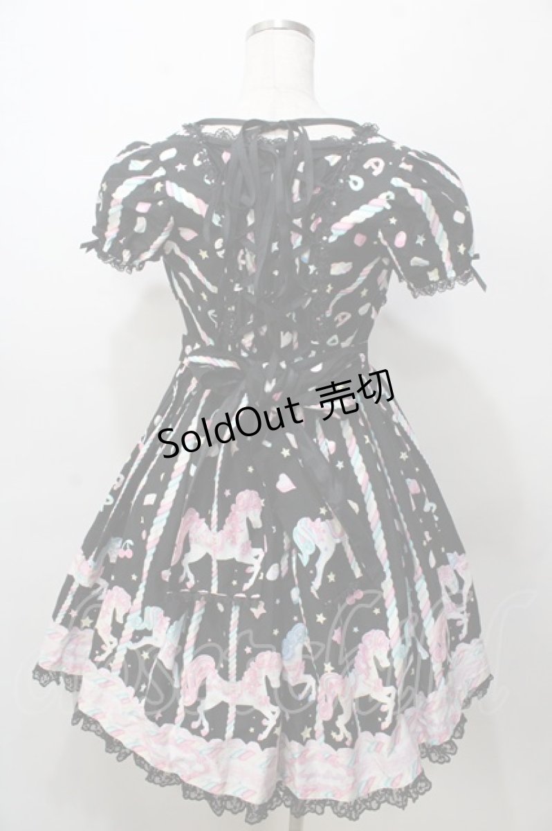 画像2: Angelic Pretty / Sugary Carnivalワンピース  黒 Y-25-09-07-038-AP-OP-SZ-ZY (2)