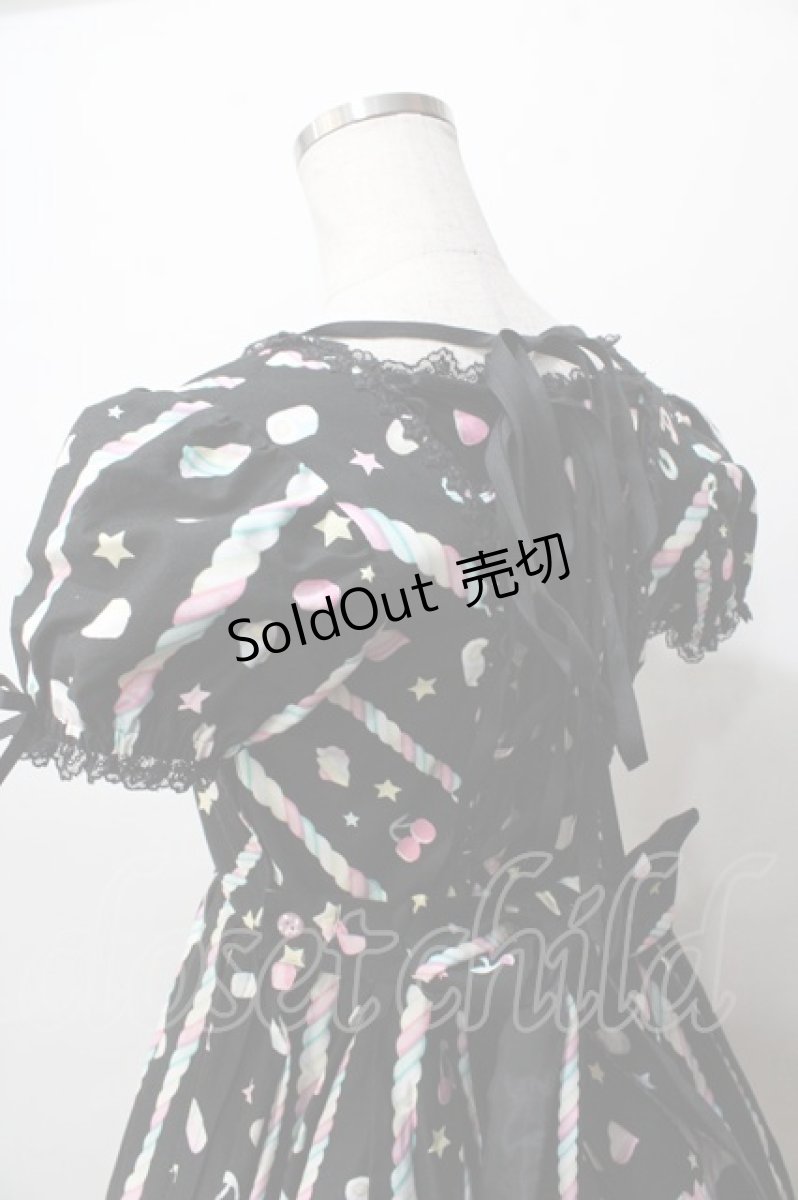 画像5: Angelic Pretty / Sugary Carnivalワンピース  黒 Y-25-09-07-038-AP-OP-SZ-ZY (5)