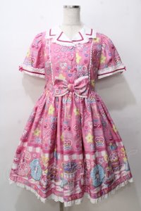 Angelic Pretty / Toy's Donut Dinerワンピース  ピンク Y-25-09-07-041-AP-OP-SZ-ZY
