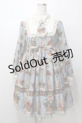 Angelic Pretty / British Crownネクタイ付きワンピース  サックス Y-25-09-07-043-AP-OP-SZ-ZY