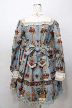 画像2: Angelic Pretty / British Crownネクタイ付きワンピース  サックス Y-25-09-07-043-AP-OP-SZ-ZY