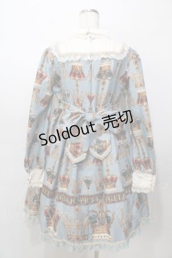 画像2: Angelic Pretty / British Crownネクタイ付きワンピース  サックス Y-25-09-07-043-AP-OP-SZ-ZY