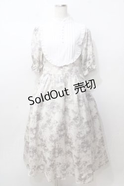 画像1: m petit by misako / トワルドジュイワンピース M 中白 Y-25-09-07-049-LO-OP-SZ-ZY