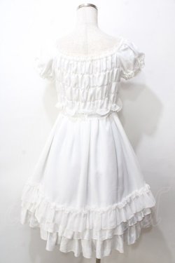 画像2: Pina sweetcollection / シフォンオーバースカートワンピース  白 Y-25-09-07-052-LO-OP-SZ-ZY