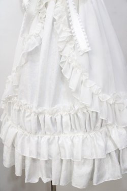 画像4: Pina sweetcollection / シフォンオーバースカートワンピース  白 Y-25-09-07-052-LO-OP-SZ-ZY
