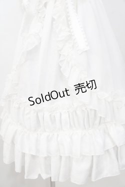 画像4: Pina sweetcollection / シフォンオーバースカートワンピース  白 Y-25-09-07-052-LO-OP-SZ-ZT