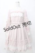 Pina sweetcollection / レーシーサテンワンピース  ピンク Y-25-09-07-053-LO-OP-SZ-ZY