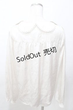画像2: Fi.n.t / 刺繍スカラップ襟ブラウス F 生成り Y-25-09-07-055-CA-BL-SZ-ZY