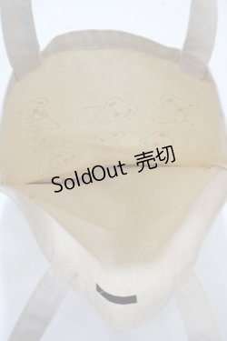 画像3: 【SALE】Candy Stripper / PUP UPノベルティ トートバッグ  生成り Y-25-09-07-014-PU-BG-SZ-ZT-K019