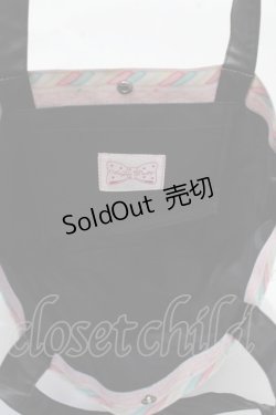 画像3: Angelic Pretty / Sugary Carnival柄ビッグトートバッグ  黒 Y-25-09-07-016-AP-BG-SZ-ZY