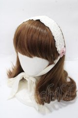 Angelic Pretty / Doll's Tea Partyヘッドドレス  アイボリー Y-25-09-07-020-AP-AC-SZ-ZY