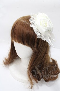 画像1: Pina sweetcollection / ローズ丸形ヘッドドレス   Y-25-09-07-022-LO-AC-SZ-ZY