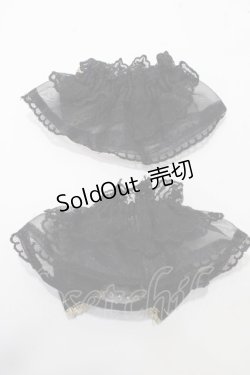 画像2: Angelic Pretty / Pearlオーガンジーお袖とめ  黒 Y-25-09-07-003-AP-ZA-HR-ZY