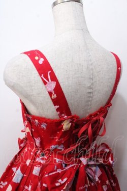 画像5: Angelic Pretty / MAGICAL ETOILEブローチ付ジャンパースカート  赤 Y-25-09-07-028-AP-OP-SZ-ZY