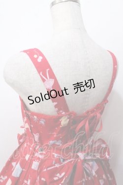 画像5: Angelic Pretty / MAGICAL ETOILEブローチ付ジャンパースカート  赤 Y-25-09-07-028-AP-OP-SZ-ZY