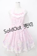 Angelic Pretty / MilkyPlanetジャンパースカート  ピンク Y-25-09-07-029-AP-OP-SZ-ZY