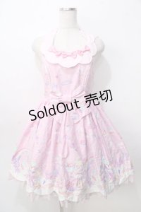 Angelic Pretty / MilkyPlanetジャンパースカート  ピンク Y-25-09-07-029-AP-OP-SZ-ZY