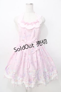 画像1: Angelic Pretty / MilkyPlanetジャンパースカート  ピンク Y-25-09-07-029-AP-OP-SZ-ZY