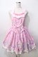 画像1: Angelic Pretty / MilkyPlanetジャンパースカート  ピンク Y-25-09-07-029-AP-OP-SZ-ZY (1)