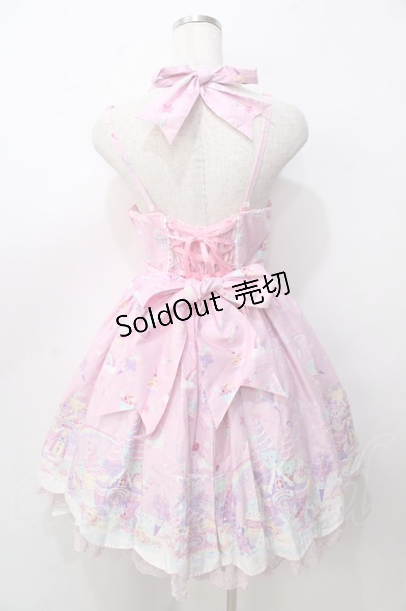 画像2: Angelic Pretty / MilkyPlanetジャンパースカート  ピンク Y-25-09-07-029-AP-OP-SZ-ZY (2)