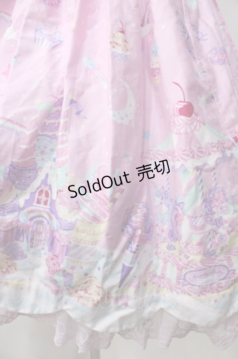 画像4: Angelic Pretty / MilkyPlanetジャンパースカート  ピンク Y-25-09-07-029-AP-OP-SZ-ZY (4)