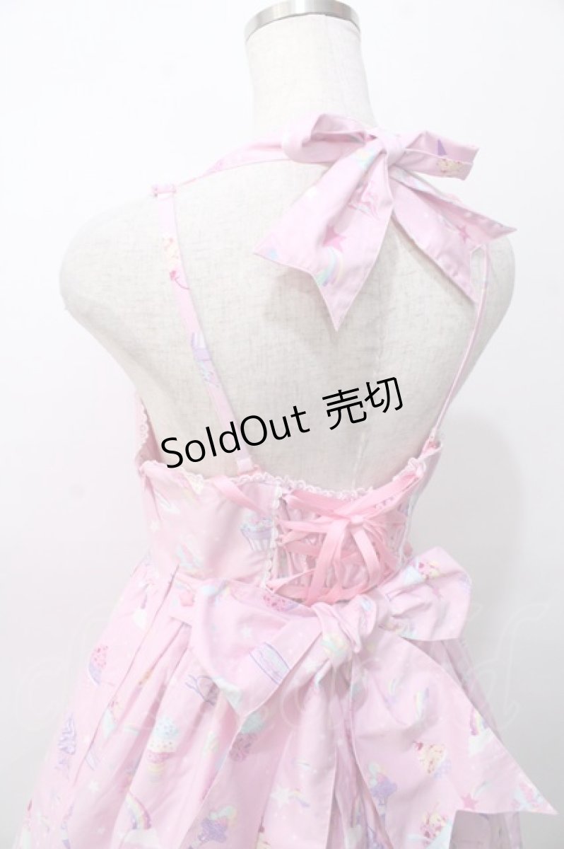 画像5: Angelic Pretty / MilkyPlanetジャンパースカート  ピンク Y-25-09-07-029-AP-OP-SZ-ZY (5)