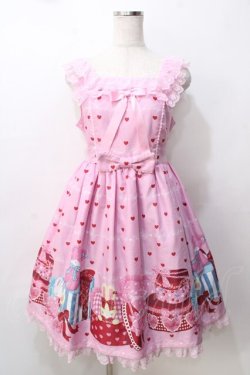 画像1: Angelic Pretty / Lovely Toyboxジャンパースカート  ピンク Y-25-09-07-030-AP-OP-SZ-ZY