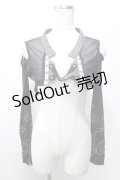 Rozen Kavalier / 肩出しメッシュチュールシュラグボレロ  黒 Y-25-09-11-005-OO-TO-SZ-ZY