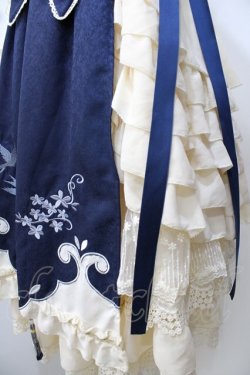 画像4: Doll Paradise / 燕刺繍中華ワンピース 1 紺 Y-25-09-11-039-LO-OP-SZ-ZY