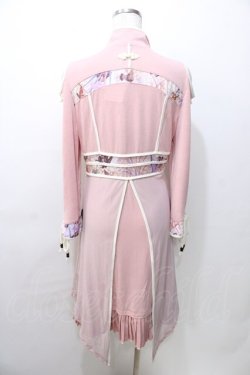 画像2: Ozz oneste / 肩出し和チャイナフロントジップワンピース  ピンク Y-25-09-11-041-OO-OP-SZ-ZY