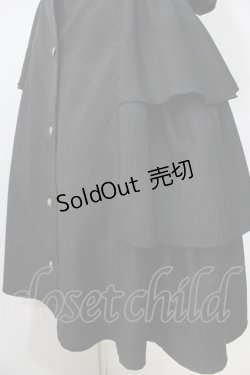 画像4: MIHO MATSUDA / ジャンパースカート・シェング ストライプ  黒 Y-25-09-11-047-GO-OP-SZ-ZY