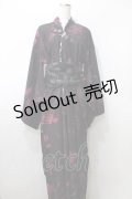 h.ANARCHY / 髑髏pt浴衣  黒 Y-25-09-11-051-HN-OP-SZ-ZY