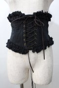 ATELIER PIERROT / Decay Gauze Corset  黒 Y-25-09-11-057-EL-TO-AS-ZY