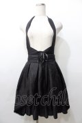 MR corset / ジャガードホルタースカート  黒 Y-25-09-11-061-PU-SK-SZ-ZY