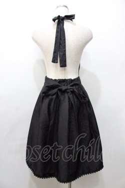 画像2: MR corset / ジャガードホルタースカート  黒 Y-25-09-11-061-PU-SK-SZ-ZY