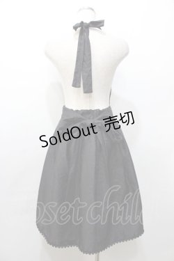 画像2: MR corset / ジャガードホルタースカート  黒 Y-25-09-11-061-PU-SK-SZ-ZY