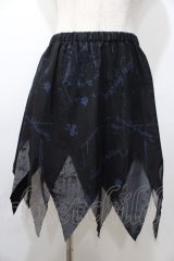 h.ANARCHY / チュール重ねスカート  黒 Y-25-09-11-063-HN-SK-SZ-ZT326