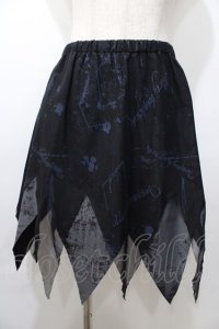 h.ANARCHY / チュール重ねスカート  黒 Y-25-09-11-063-HN-SK-SZ-ZT326