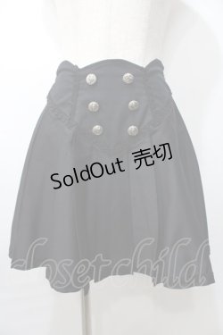 画像1: MA / ネコミミ騎士団メタル・ブレード・スカート弐  黒 Y-25-09-11-064-PU-SK-SZ-ZY