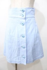 MILK / Girlsスカート  サックス Y-25-09-11-067-ML-SK-SZ-ZY