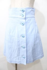 MILK / Girlsスカート  サックス Y-25-09-11-067-ML-SK-SZ-ZY