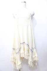 Ozz oneste / 2Wayスカート/キャミ  生成り Y-25-09-11-071-OO-TO-SZ-ZY