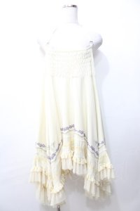 Ozz oneste / 2Wayスカート/キャミ  生成り Y-25-09-11-071-OO-TO-SZ-ZY