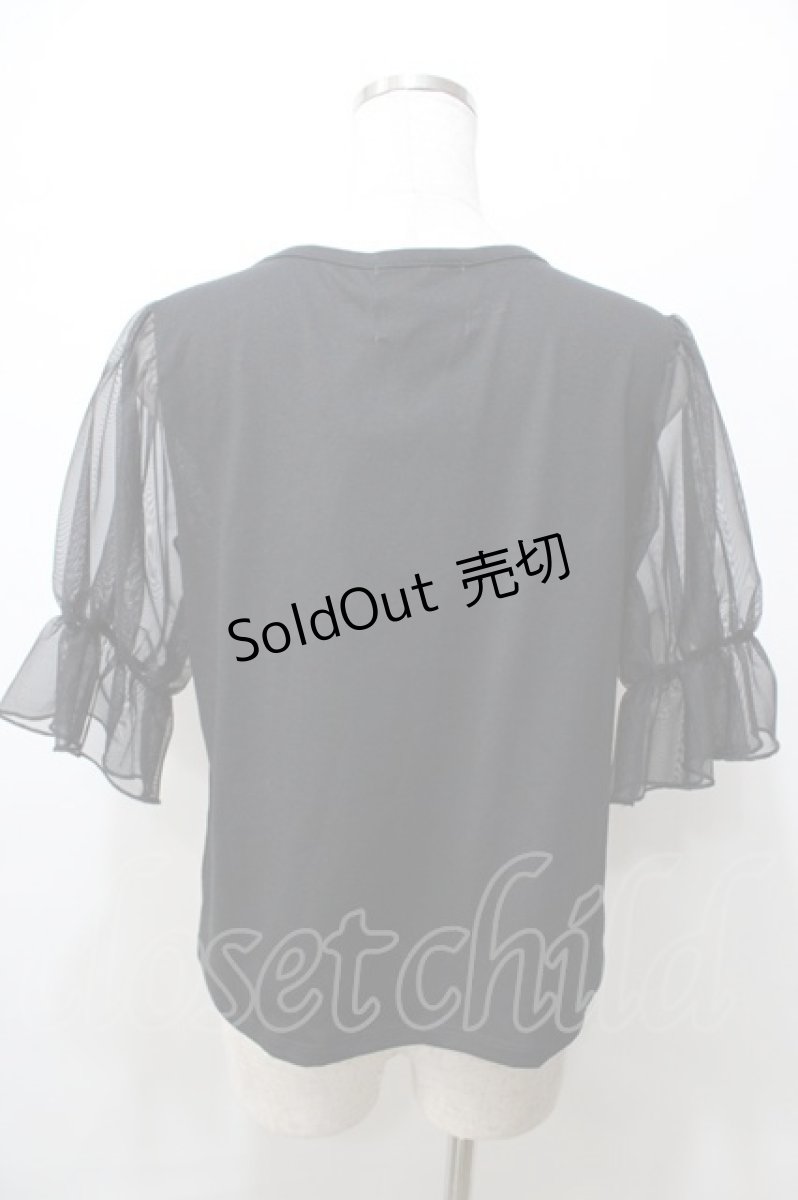 画像2: 【SALE】m petit by misako / MSシアーソデプルオーバー M 中黒 Y-25-09-11-001-LO-TO-SZ-ZT107 (2)