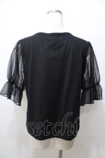 画像2: 【SALE】m petit by misako / MSシアーソデプルオーバー M 中黒 Y-25-09-11-001-LO-TO-SZ-ZT107 (2)
