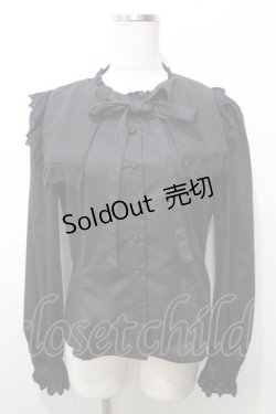 画像1: Sheglit / Aliciaレースブラウス  黒 Y-25-09-11-008-EL-BL-SZ-ZY