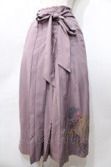 Ozz oneste / 袴デザインパンツ  くすみピンク Y-25-09-11-074-OO-PA-SZ-ZY