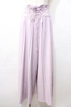 画像1: Rozen Kavalier / プリーツ袴ワイドパンツ  ピンク Y-25-09-11-075-OO-PA-SZ-ZY
